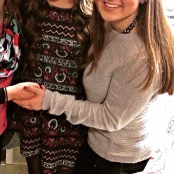 💗DEB QUARTER SLEEVE PATTERNED SKATER DRESS - Picture 4 of 4